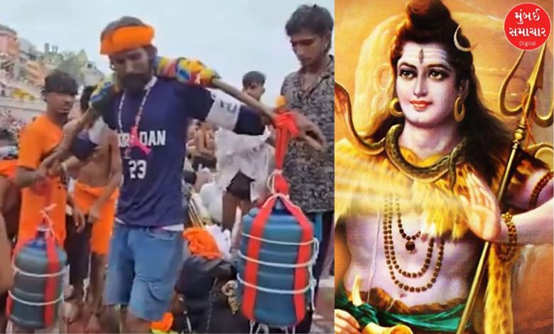 India Holy month of Shravan begins today crowds of Kavadis gather in Haridwar