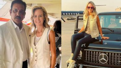 A model from the royal family was seen with Ravi Shastri, know who the mystery girl is!