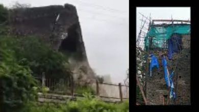 Heavy rains in Maharashtra: Wall of ancient Balapur fort collapses, video goes viral