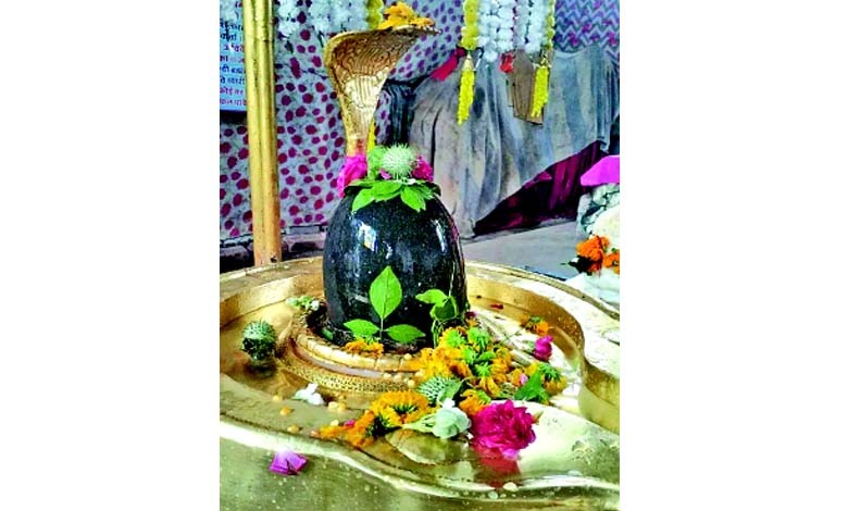 શિવલિંગ પર બીલીપત્ર, ફૂલ