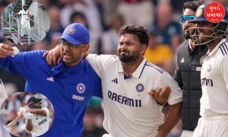 Manchester Test: Relief news for the Indian team, Rishabh Pant will be able to bat