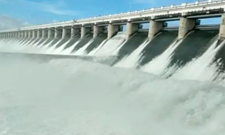 Shetrunji Dam overflows for the sixth consecutive year for the first time in its 60-year history