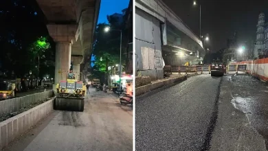 GMRC Repairs Rain-Damaged Roads Along Surat Metro
