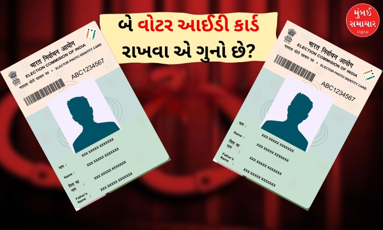 બે વોટર આઈડી કાર્ડ રાખવા એ ગુનો છે? જાણો નિયમો અને સજાની જોગવાઈ...