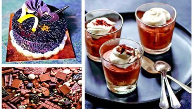 Across the image: Chocolate sprinkles here and there everywhere...