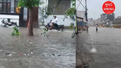 દિલ્હીમાં ભારે વરસાદથી અનેક સ્થળોએ પાણી ભરાયા, હવાઈ સેવા પણ પ્રભાવિત