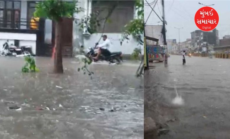 દિલ્હીમાં ભારે વરસાદથી અનેક સ્થળોએ પાણી ભરાયા, હવાઈ સેવા પણ પ્રભાવિત