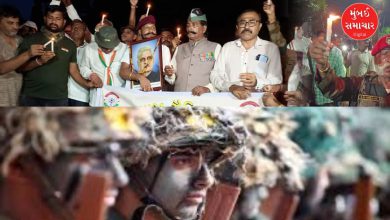 Ex-servicemen protest in Gandhinagar