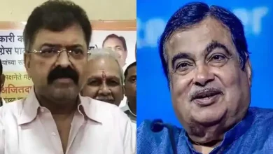 નીતિન ગડકરી અને જીતેન્દ્ર આવ્હાડ