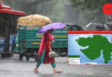 ગુજરાતના અનેક જિલ્લાઓમાં ગાજવીજ સાથે મધ્યમ વરસાદની આગાહી, ક્યાં કેટલો પડશે વરસાદ?