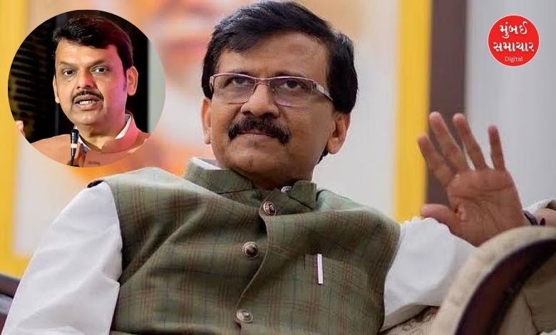 Is Fadnavis a vegetarian Sanjay Raut