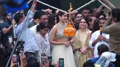 Janhvi's dahi-handi was broken on Janmashtami