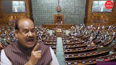 લોકસભામાં હોબાળા મુદ્દે અધ્યક્ષનો વિપક્ષી સાંસદોને ઠપકો: કહ્યું જનતાએ તમને તોડફોડ કરવા નથી મોકલ્યા"