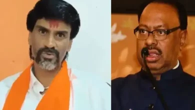 અને ચંદ્રશેખર બાવનકુળે, અને આંદોલનકારી મનોજ જરાંગે પાટીલની તસવીરો દર્શાવતી ગ્રાફિક.