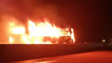 Mumbai-Goa highway bus fire