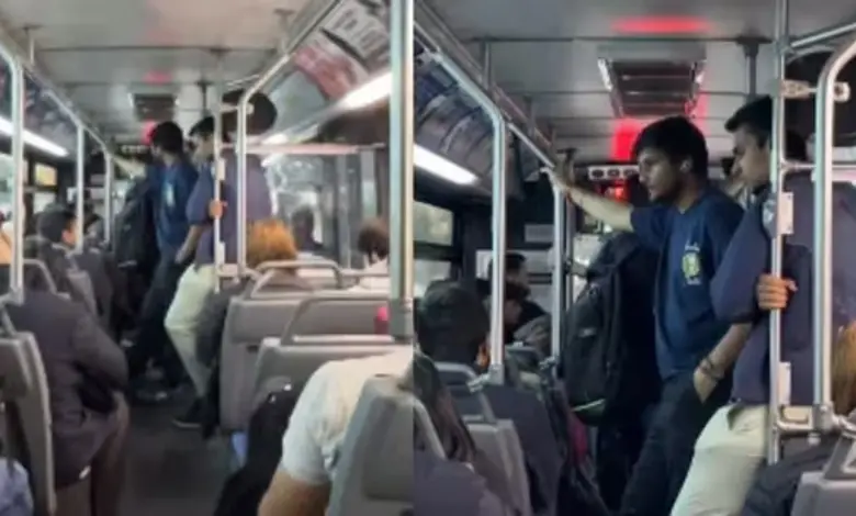 New York to Chandigarh direct bus service Instagram video