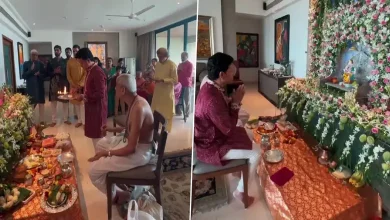 સચિનને ત્યાં બાપ્પાનું આગમન: ચાહકોને મીડિયા પર આપી ગણેશોત્સવની શુભેચ્છા