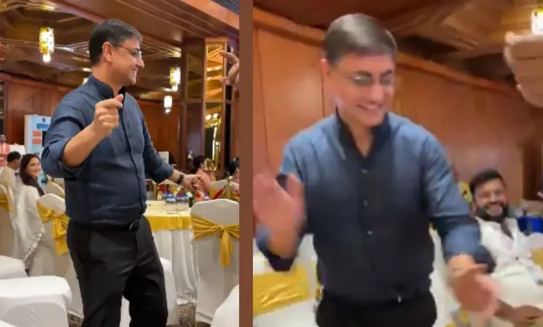 Sanjeev Sanyal danced to the bhajan