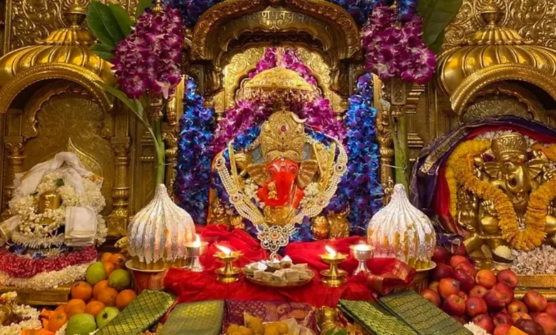 અંગારકી ચતુર્થી નિમિત્તે શ્રી સિદ્ધિવિનાયક મંદિરમાં ભક્તોની ભીડ અને સુરક્ષા માટેની ખાસ વ્યવસ્થા.