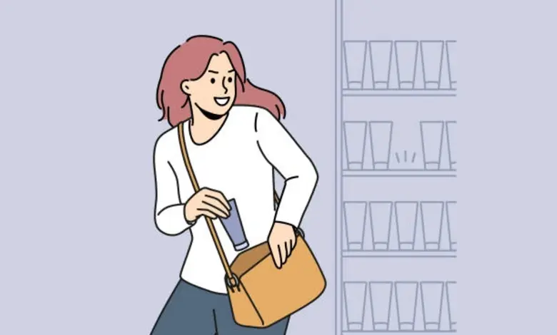 Theft in a supermarket