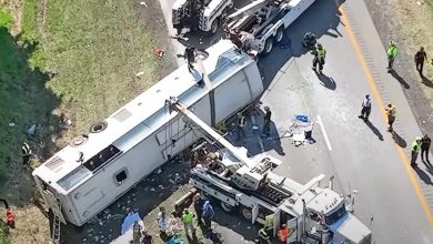 US Pembroke Five people Dead in tourist bus accident Many Injured