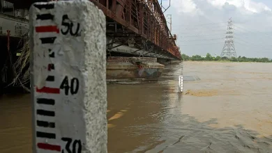 Yamuna river at danger level