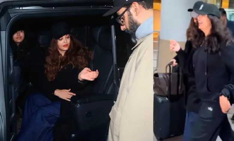 Abhishek-Aishwarya return from family trip: Aaradhya is happy