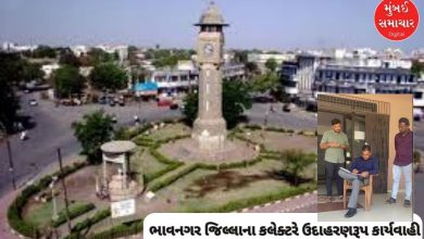 Bhavnagar Collector sat on a chair at the office gate! Find out what was the reason?