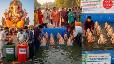 Gandhinagar Celebrates Eco-Friendly Ganesh Festival