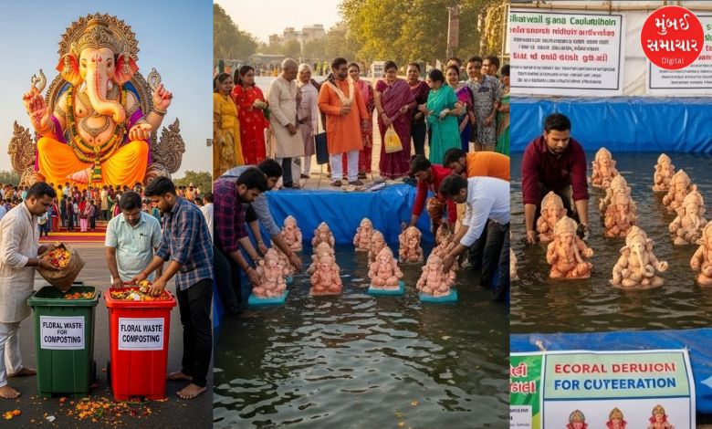 Gandhinagar Celebrates Eco-Friendly Ganesh Festival