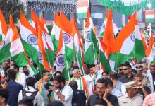 A grand Tiranga Padyatra was held in Ahmedabad under the chairmanship of Chief Minister Bhupendra Patel.