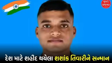 Lieutenant Shashank Tiwari Awarded Kirti Chakra Posthumously