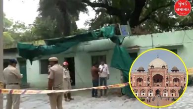 delhi humayun tomb news Accident in Delhi: Many trapped as roof collapses in Humayun's Tomb, rescue operation begins