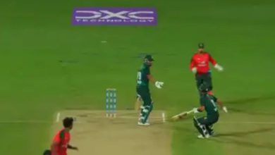 The Pakistani team's opener shocked everyone! He threw the bat after being run out.