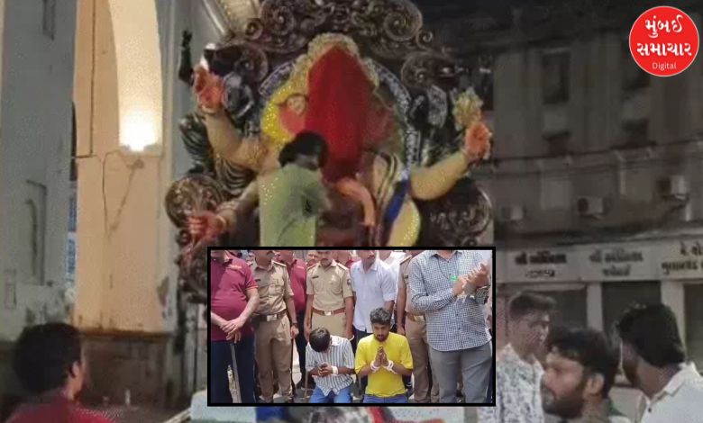 Vadodara Police Arrest 2 for Throwing Eggs at Ganesh Idol