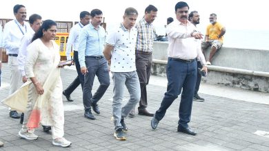 BMC Chief Gagrani Inspects Marine Drive, Calls for Beautification