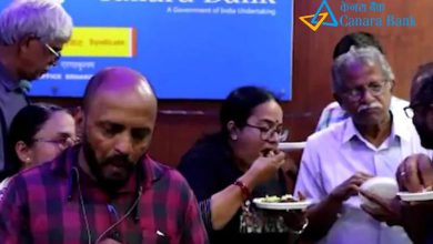 When Canara Bank manager banned beef in the canteen, employees protested like this