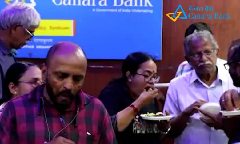 When Canara Bank manager banned beef in the canteen, employees protested like this