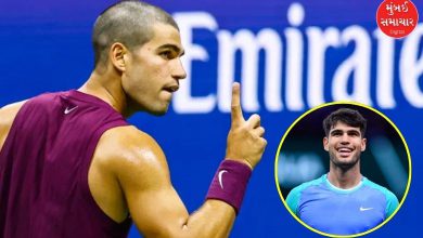 Alcaraz, who came with a new look, asked fans, "Do you like my new haircut?"