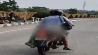 Heartbreaking incident in Nagpur: Video of husband carrying wife's dead body tied to back seat of bike goes viral
