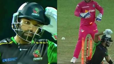 mohammad rizwan cpl Rizwan was joking when he fell, ` He fell ha ha ha...'