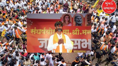 Maratha reservation movement leader Manoj Jarange reaches Mumbai, heavy security arrangements at Azad Maidan