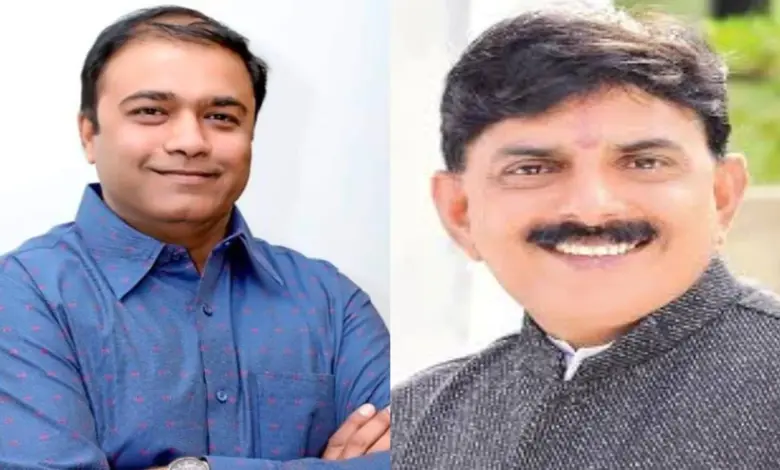 ભાજપ નેતા સંજય સાવકરે અને પંકજ ભોયર.