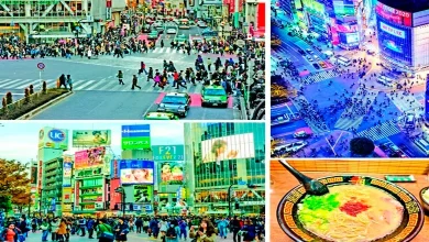 Around the World: Shibuya Scramble Crossing lets three thousand people cross the road every two minutes...