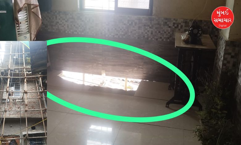 Building slab collapses in Thane