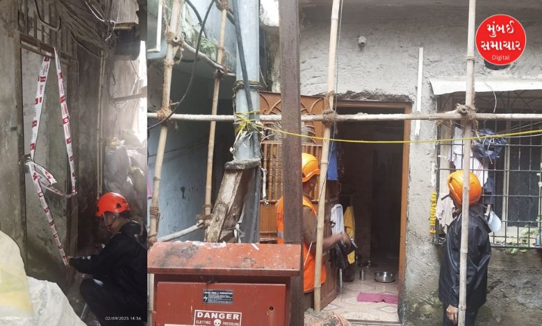 Building slab collapses in Thane