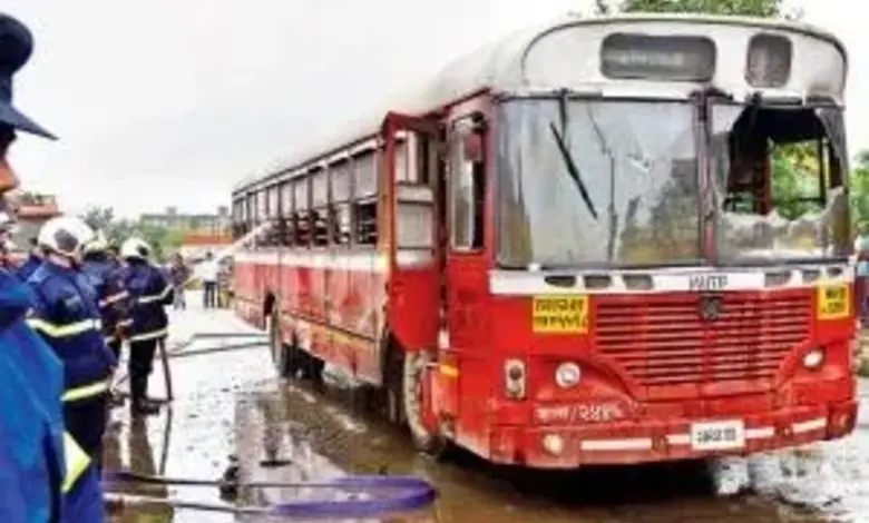 Bus vandalism and beating of passengers