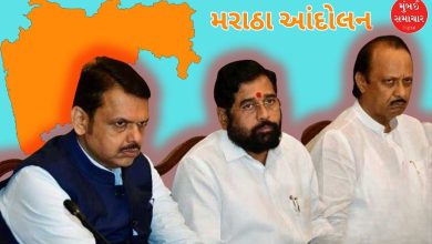 મહારાષ્ટ્રના મુખ્ય પ્રધાન દેવેન્દ્ર ફડણવીસ, નાયબ મુખ્ય પ્રધાન એકનાથ શિંદે અને અજિત પવાર મરાઠા અનામત મુદ્દે ચર્ચા કરી રહ્યા છે.