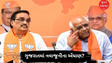 મુખ્યમંત્રી ભૂપેન્દ્ર પટેલ અને ભાજપ પ્રદેશ અધ્યક્ષ સી.આર. પાટીલ એકસાથે પ્રેસ કોન્ફરન્સમાં.