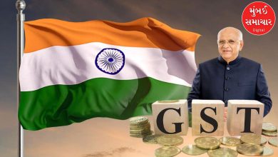What did Chief Minister Bhupendra Patel say about the GST reforms implemented in the country from Navratri?
